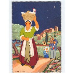 SANTONS DE PROVENCE : Lot de 5CP, Cartes dessinées - très bon état