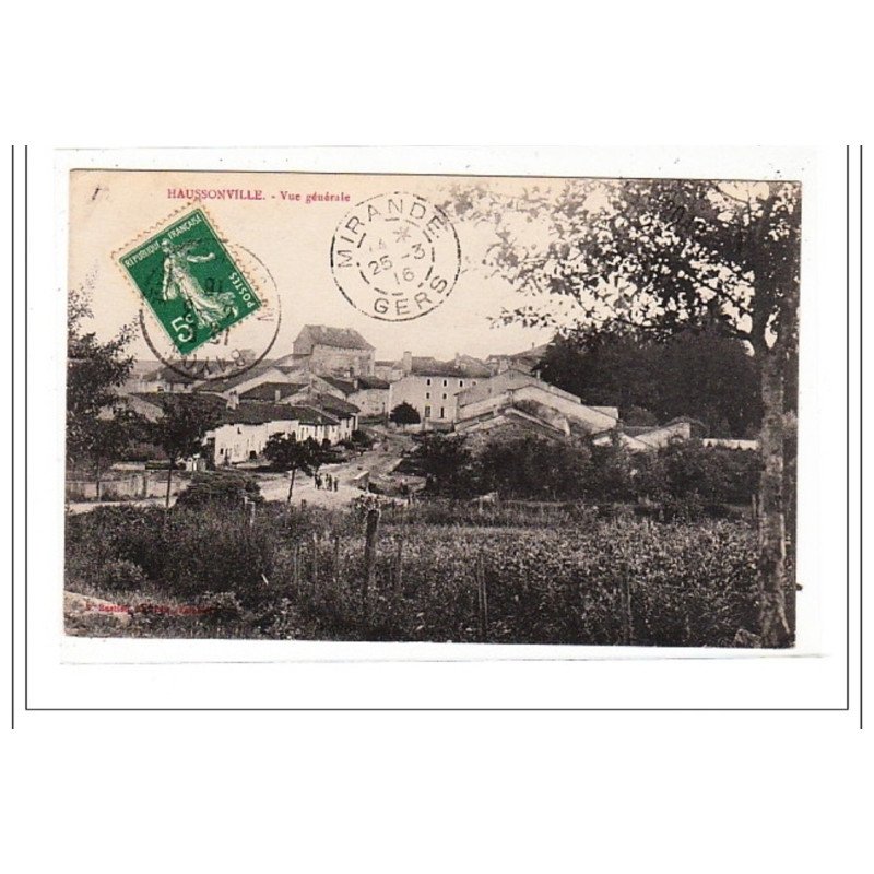HAUSSONVILLE : vue generale - tres bon état