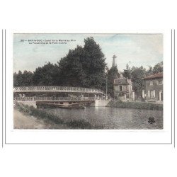BAR-le-DUC : canal de la marne-au Rhin, la passerelle et le pont mobile - tres bon état