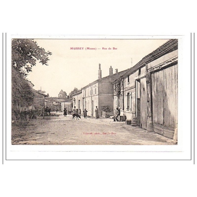 MUSSEY : rue de bar - tres bon état