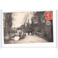 DORNECY : personnage sur pont - tres bon état