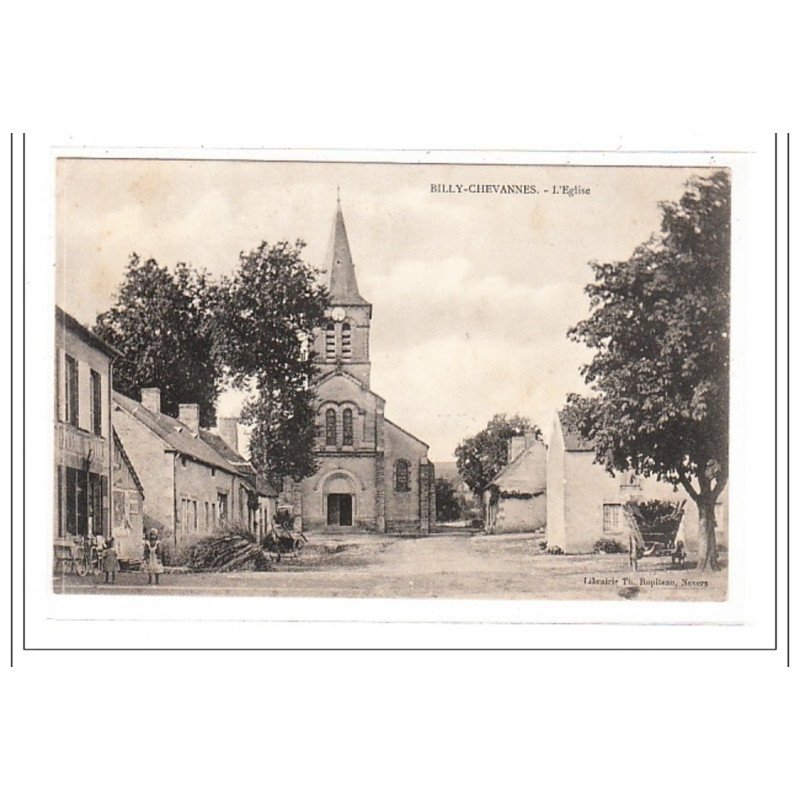 BILLY-CHEVANNES : l'eglise - tres bon état