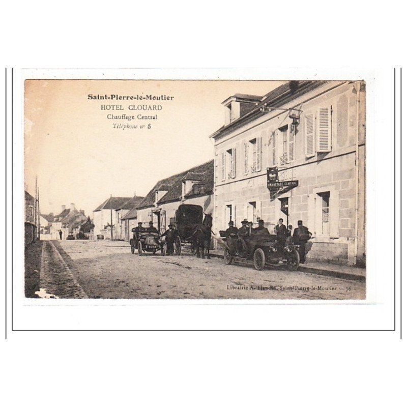 SAINT-PIERRE-le-MOUTIER : hotel clouard - tres bon état