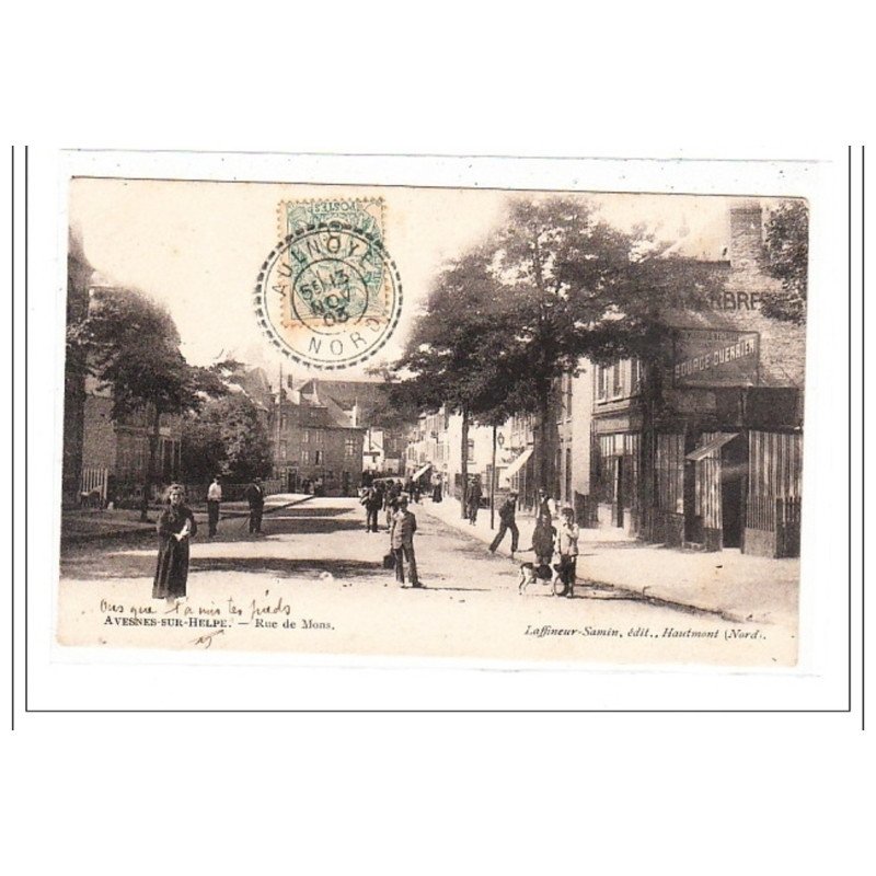 VESNES-sur-HELPE : rue de mons - tres bon état