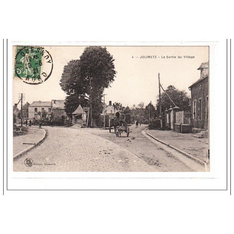 JOLIMETZ : la sortie du village - tres bon état