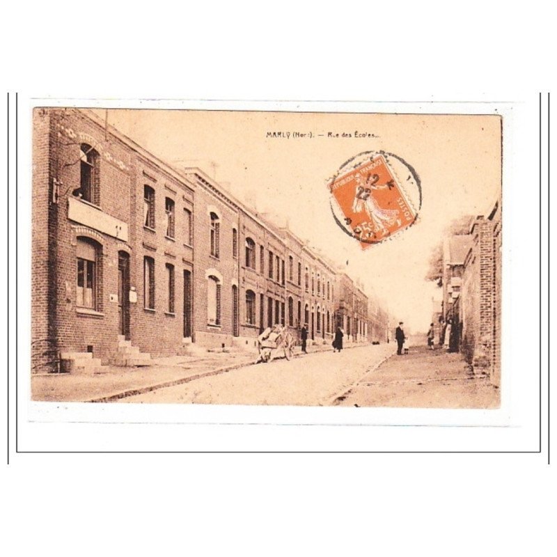 MARLY : rue des ecoles - état