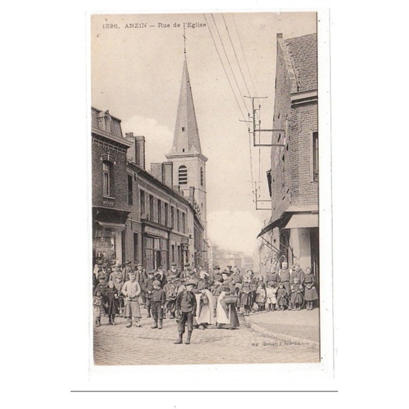 ANZIN : rue de l'eglise - tres bon état