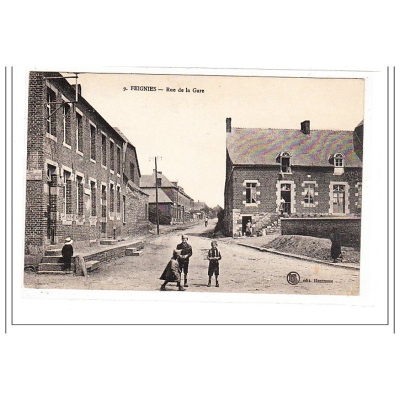 FEIGNIES : rue de la gare - tres bon état