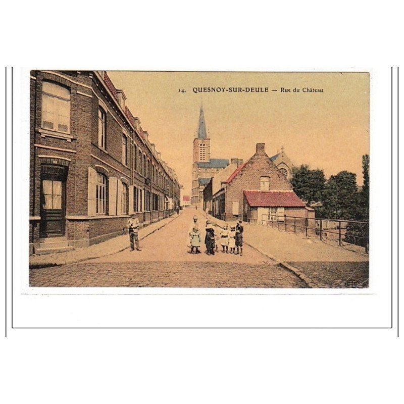 QUESNOY-sur-DEULE : rue du chateau - tres bon état