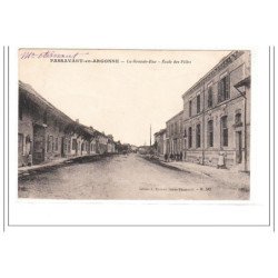 PASSAVANT-en-ARGONNE : la grande-rue, ecole des filles - tres bon état