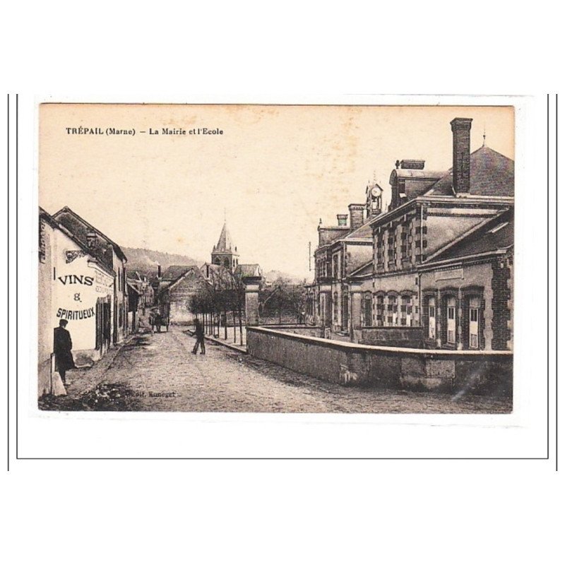 TREPAIL : la mairie et l'ecole - tres bon état