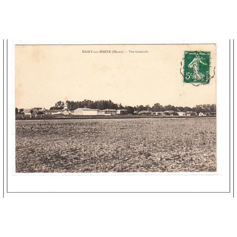 MAIRIY-sur-MARNE : vue generale - tres bon état