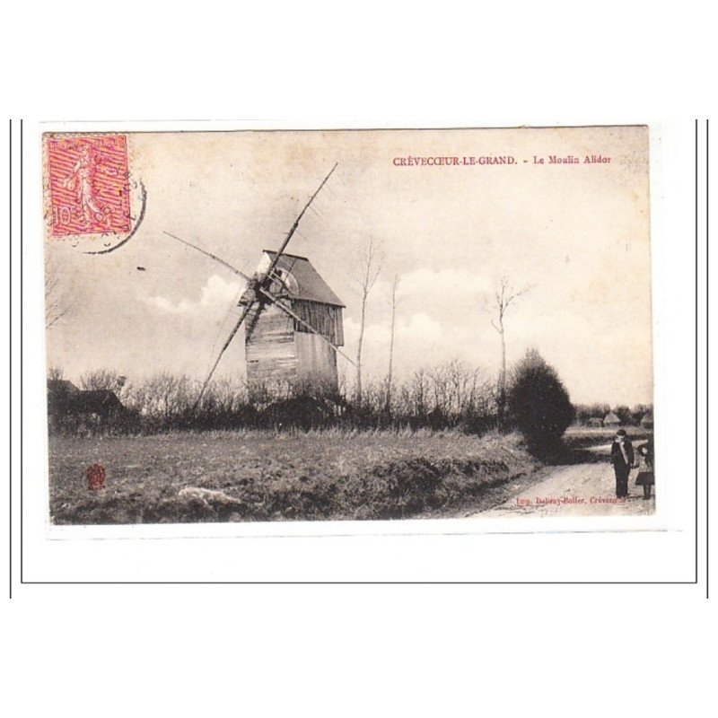CREVECOEUR-le-GRAND : le moulin alidor - tres bon état