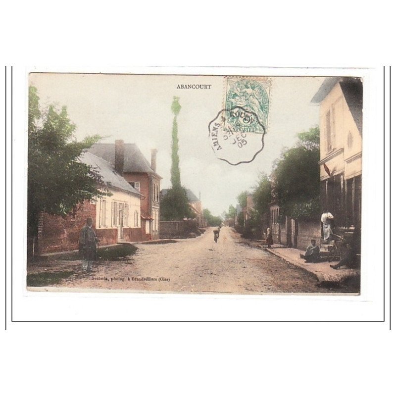 ABANCOURT : rue - tres bon état