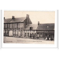 GRANDFRESNOY : la place et la maison PELLETIER - tres bon état