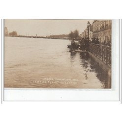 ANGERS - Inondations 1910 - le Maine au Pont du Centre - très bon état