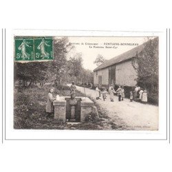 FONTAINE-BONNELEAU : la fontaine saint-cyr - tres bon état