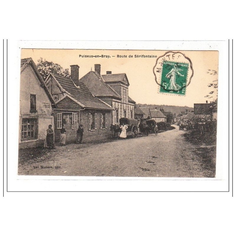 PUISSEUX-en-BRAY : route de serifontaine - tres bon état