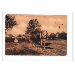 LORRAINS : la fenaison dans la prairie de moncel - tres bon état