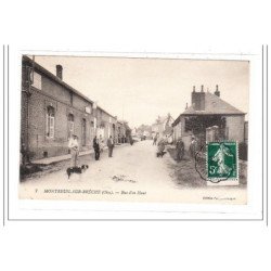 MONTREUIL-sur-BRECHE : rue d'en haut - tres bon état