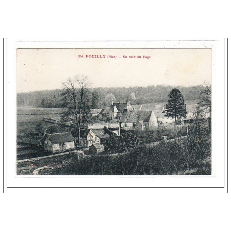 POUILLY : un coin du pays - tres bon état