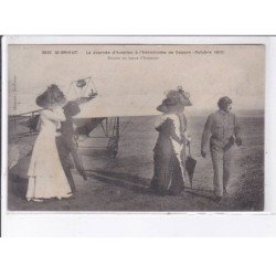 SAINT-BRIEUC: la journée d'aviation à l'aérodrome de cesson octobre 1910 Busson tenue aviateur - très bon état