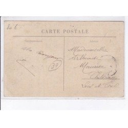 SAINTE-MAURE: aviation grandes manoeuvre 1912, Biplan Bréguet attérrissage émouvant - très bon état