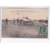 BREST: fête d'aviation 1912 au polygone de la marine les aviateurs Galli en plein vol et Divetain prêt au départ - état