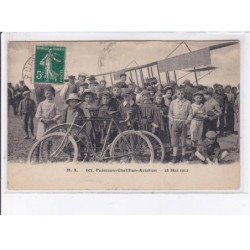 PUISEAUX-CHATILLON: aviation 28 mai 1912, personnages, enfants, vélos - très bon état