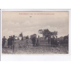 SAINTE-MAURE: aviation grandes manoeuvre les avions étudient le terrain de combat - état