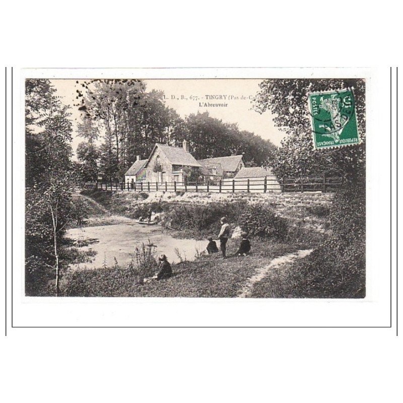 TINGRY : l'abreuvoir - tres bon etat