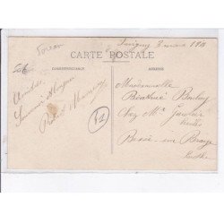 SAVIGNY-sur-BRAYE: souvenir d'aviation 7 et 8 avril, aviateur Maurice Guillaux et son mécano - très bon état