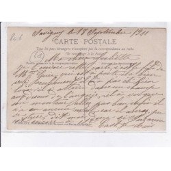 SAVIGNY-sur-BRAYE: aviation, en plein vol, Guée, 1911 - très bon état