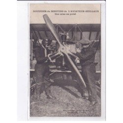 SAVIGNY-sur-BRAYE: aviation 1912, souvenir du meeting de l'aviateur Guillaux, une mise au point - très bon état