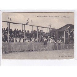 SAVIGNY-sur-BRAYE: aviation, mondoubleau-aviation, les tribunes - état