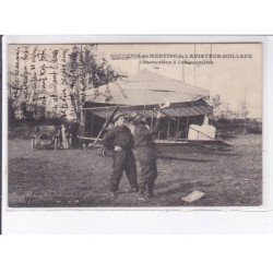 LOIR ET CHER: souvenir du meeting de l'aviateur guillaux, observation à l'anémomètre, aviation - très bon état