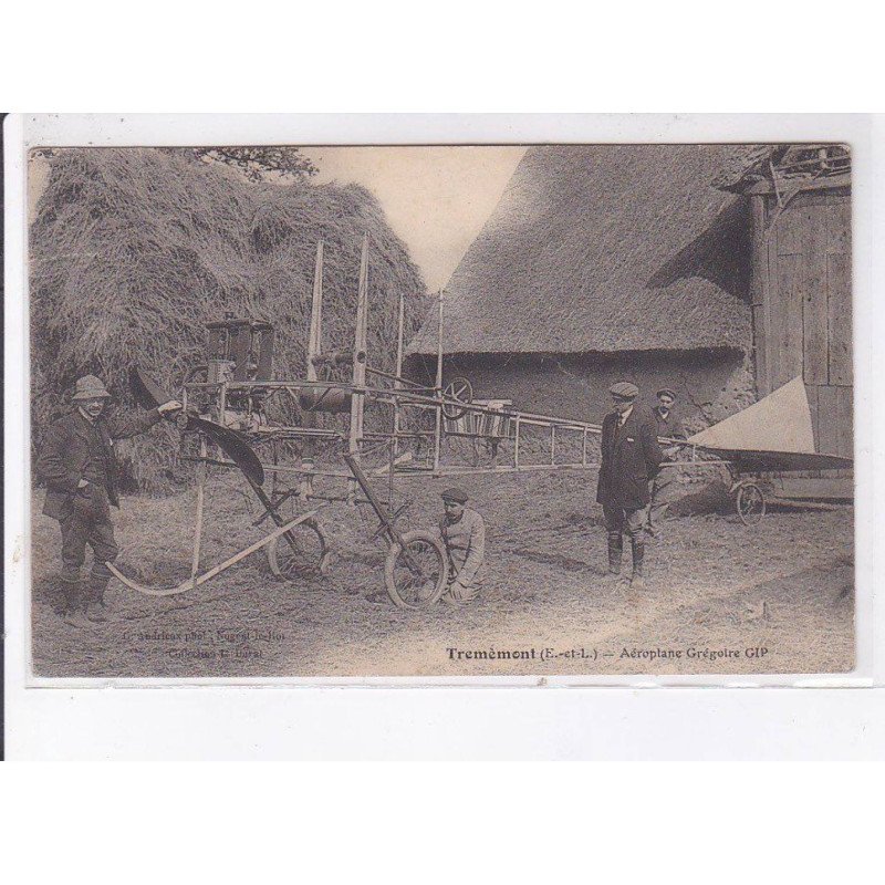 TREMEMONT: aéroplane grégoire gip, aviation - très bon état
