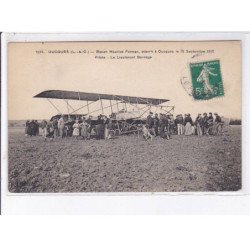 OUCQUES: biplan maurice farman atterrit à oucque 18 septembre 1912 pilote lieutenant Bardage, aviation - très bon état