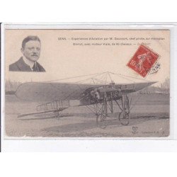 SENS: expériences d'aviation M. Daucourt, monoplan blériot, le départ - état