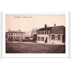 COLEMBERT : la mairie et la poste - tres bon etat