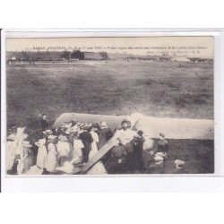PARAY: aviation 1912, Vidart signe des cartes aux vendeurs de la "petite fleur bleue" - très bon état