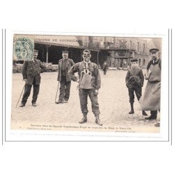 PAS DE CALAIS : sauveteur muni de l'appareil guglielminetti-drager en usage dans les mines de westpinali - tres bon etat