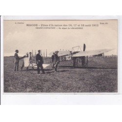 MACON: aviation fêtes 1912 un départ de legagneux - très bon état