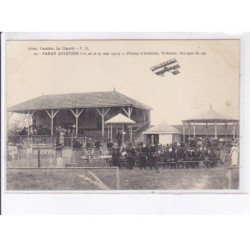 PARAY: aviation 1912, champ d'aviation, tribunes, musique du 29e - très bon état