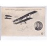 REIMS: aviation Frantz sur biplan savary recordman du monde de duré avec deux passagers 1911, autographe - très bon état