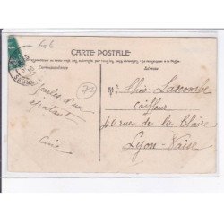 AUTUN: aviation 1910, l'aviateur Weiss devant son monoplan koechlin - très bon état
