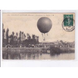 CHATEAU GONTIER: ascension d'un ballon - très bon état