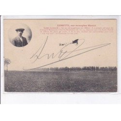 MAYENNE: aviation Lusetti sur monoplan Bleriot - très bon état