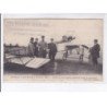 MAYENNE: aviation 1912, Luzetti sur son monoplan, départ du terrain de manoeuvre, cachet - très bon état