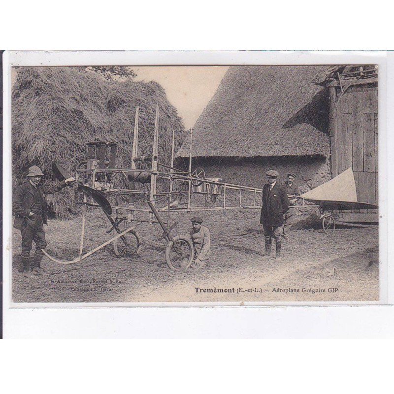 TREMEMONT: aéroplane Grégoire GIP, aviation - très bon état